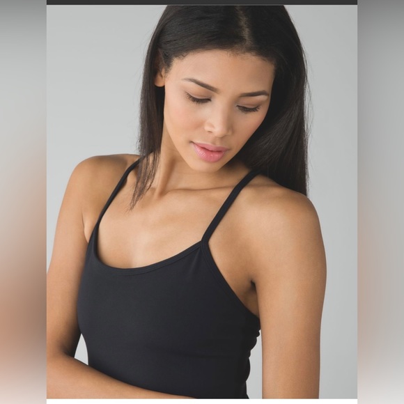 Lululemon Power Y Tank Black Size 6 - Picture 5 of 8